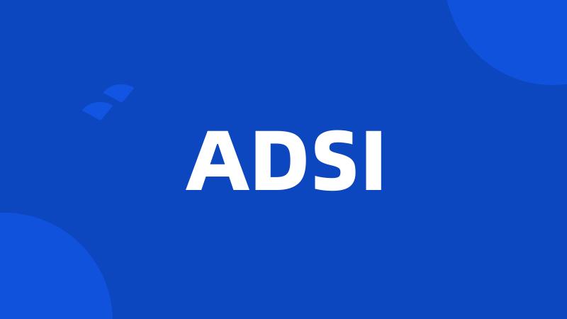 ADSI