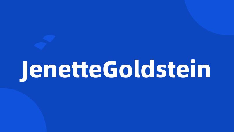 JenetteGoldstein