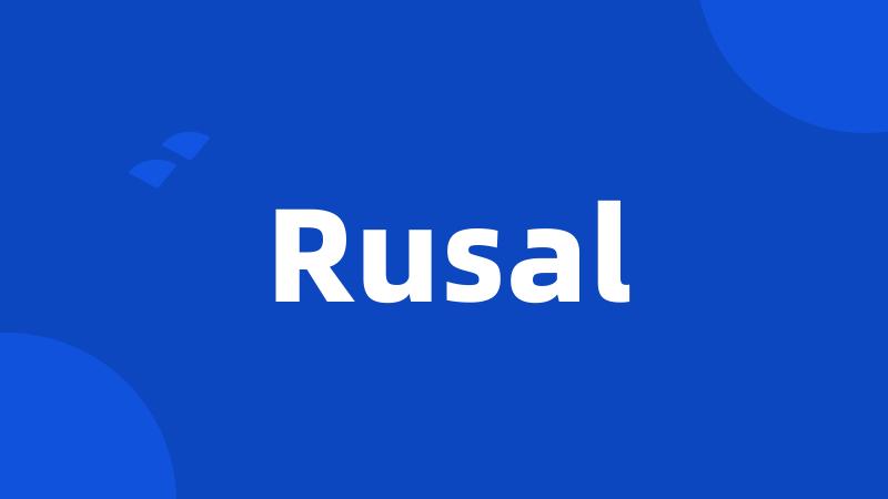 Rusal