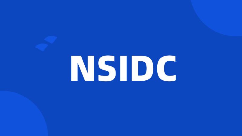 NSIDC