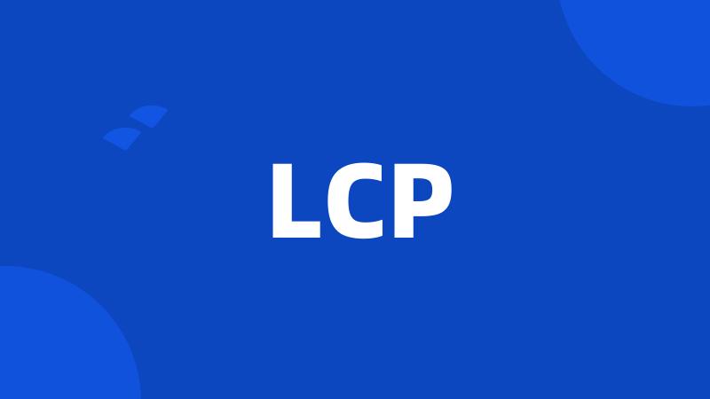 LCP