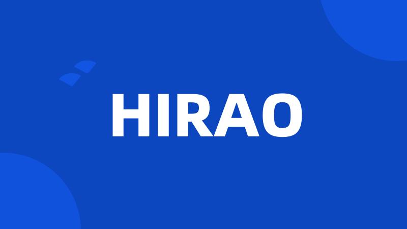 HIRAO