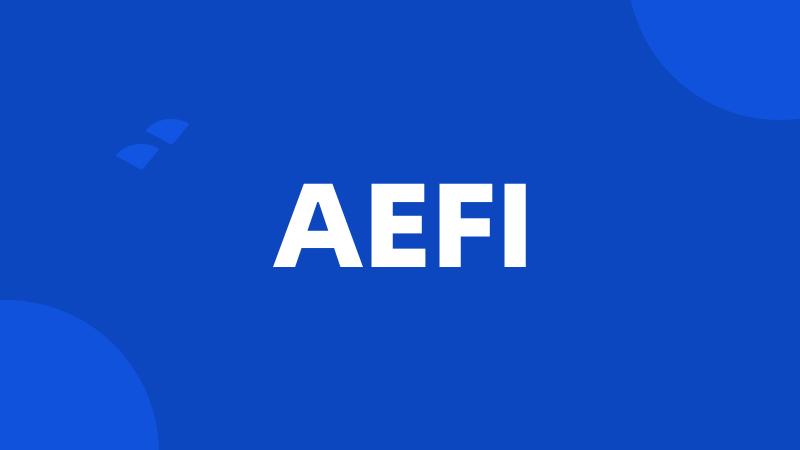 AEFI