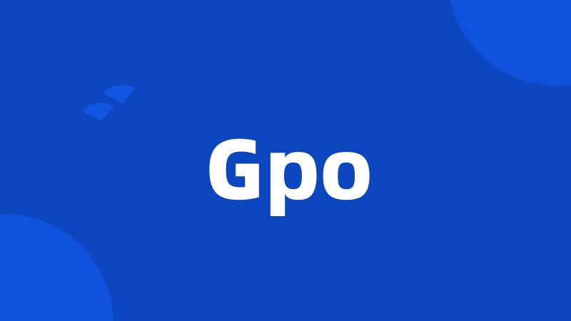 Gpo