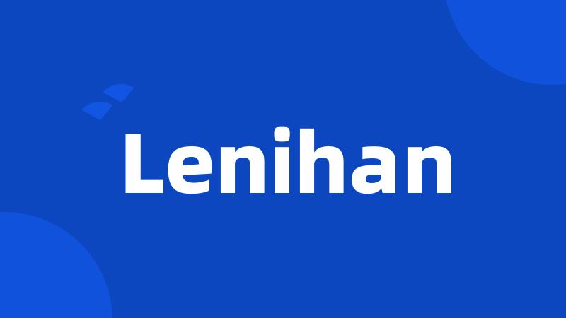 Lenihan