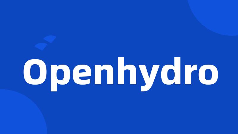 Openhydro