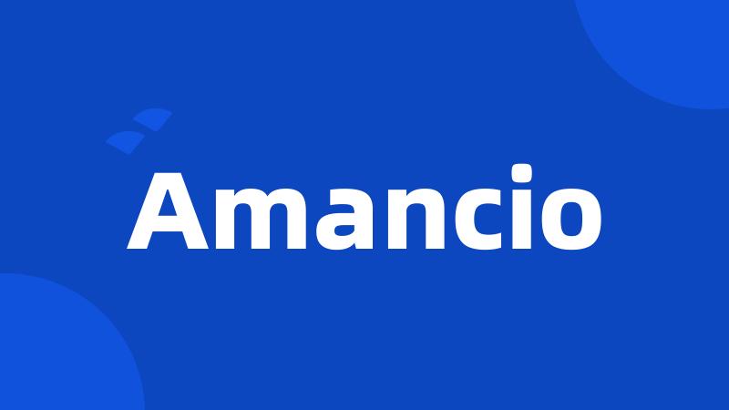 Amancio