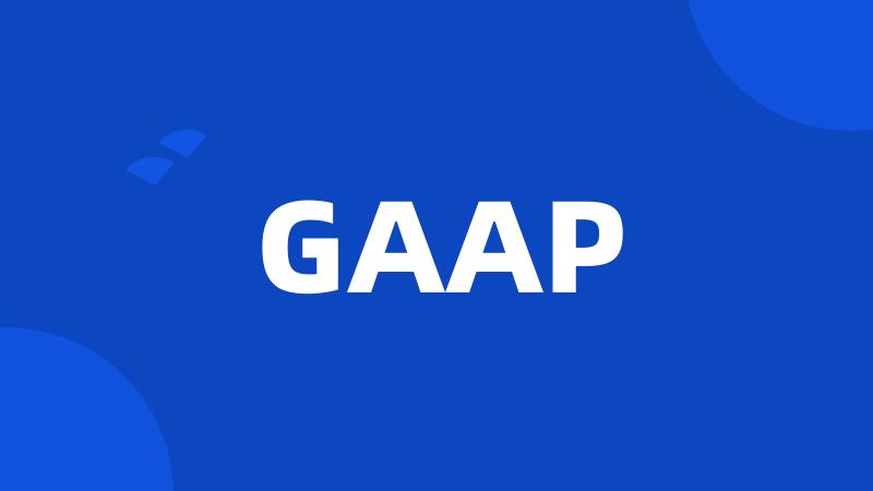 GAAP