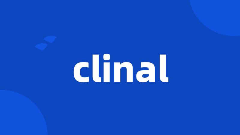 clinal