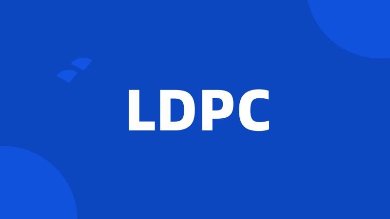 LDPC