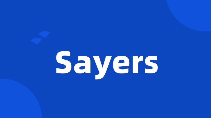 Sayers