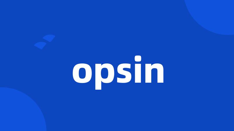 opsin