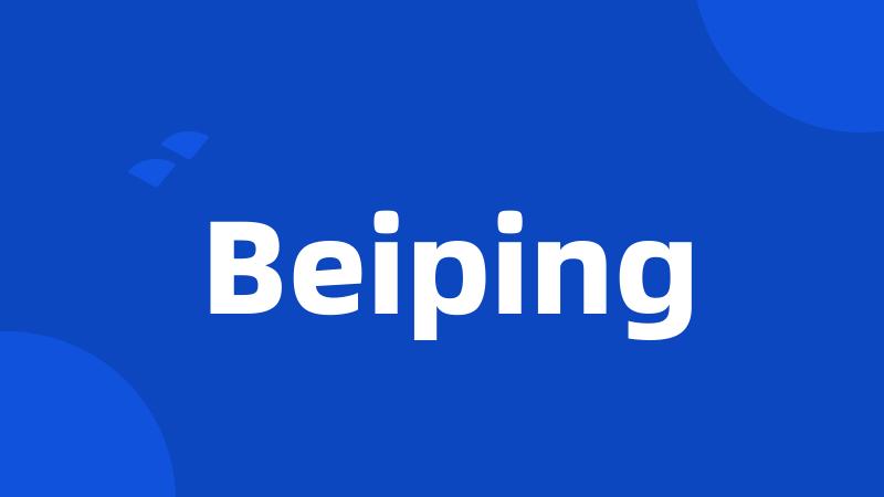 Beiping