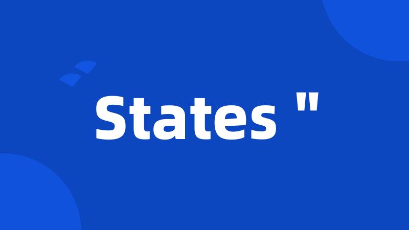 States 