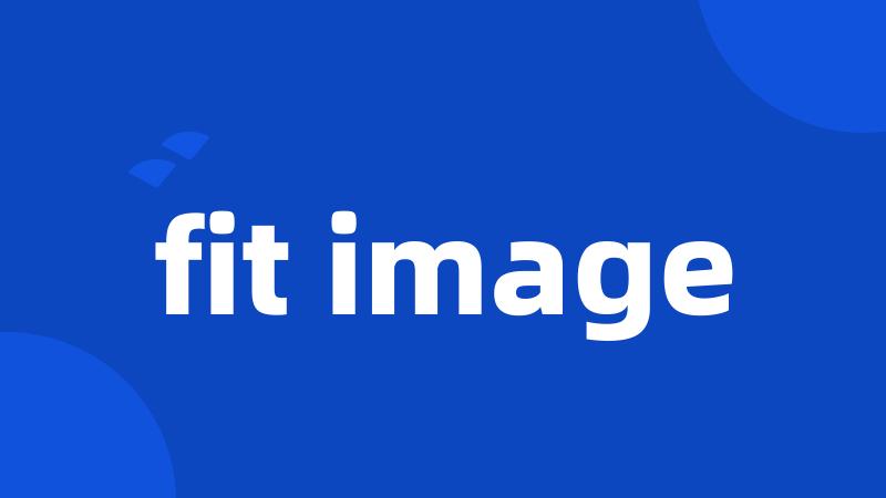 fit image