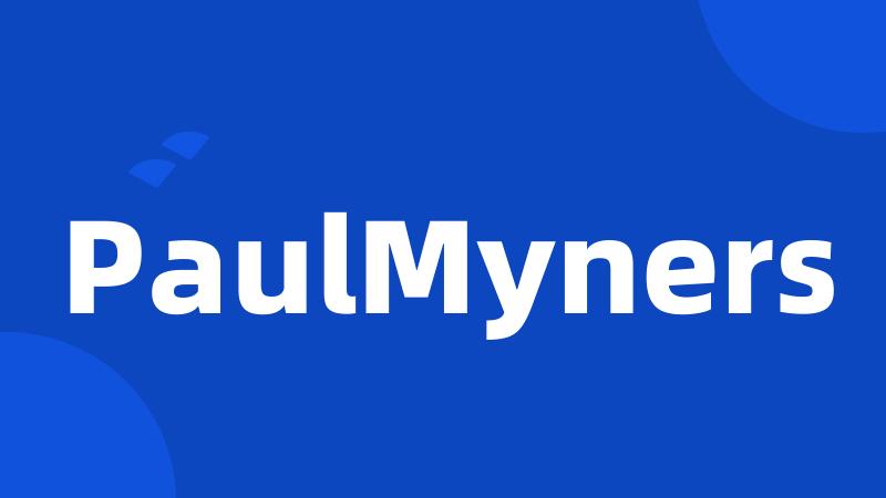 PaulMyners