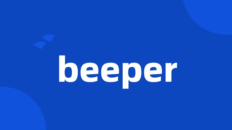 beeper