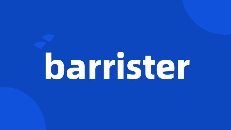 barrister