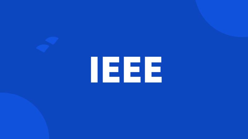 IEEE