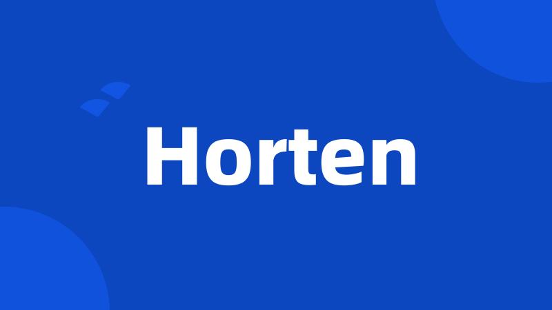 Horten