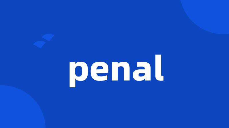 penal