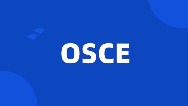 OSCE