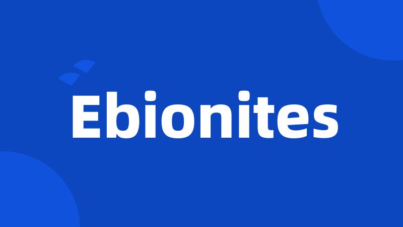 Ebionites