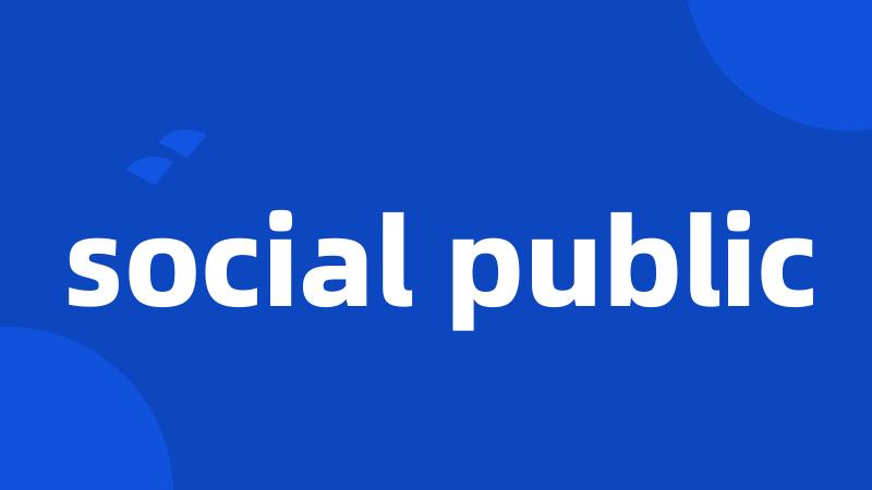 social public