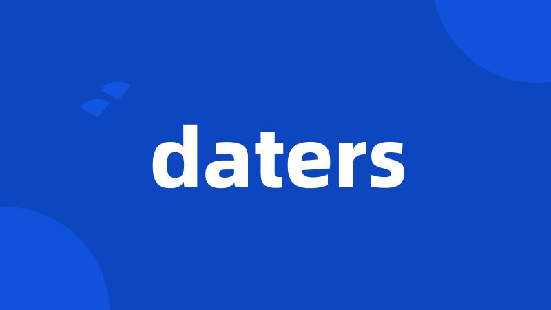 daters