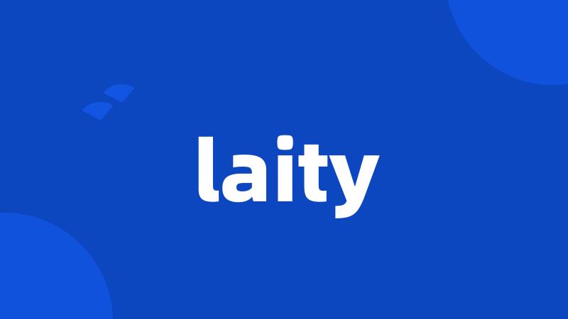 laity