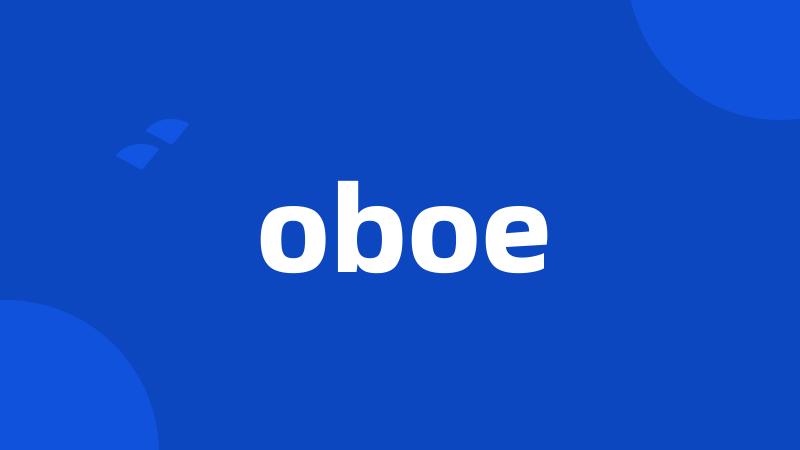 oboe