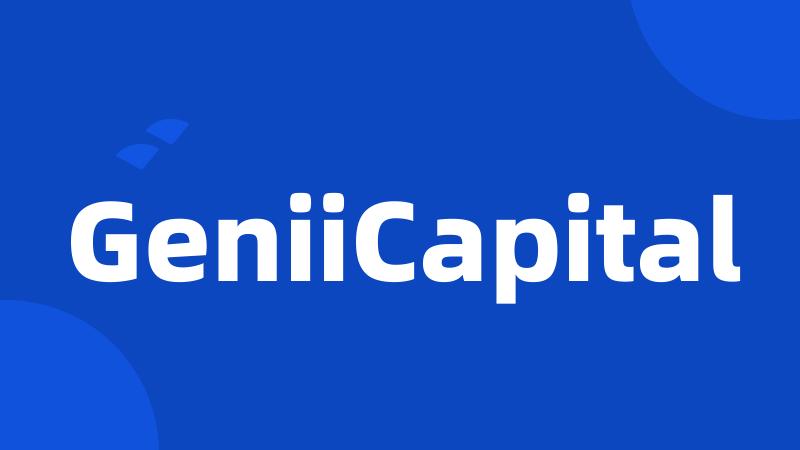 GeniiCapital