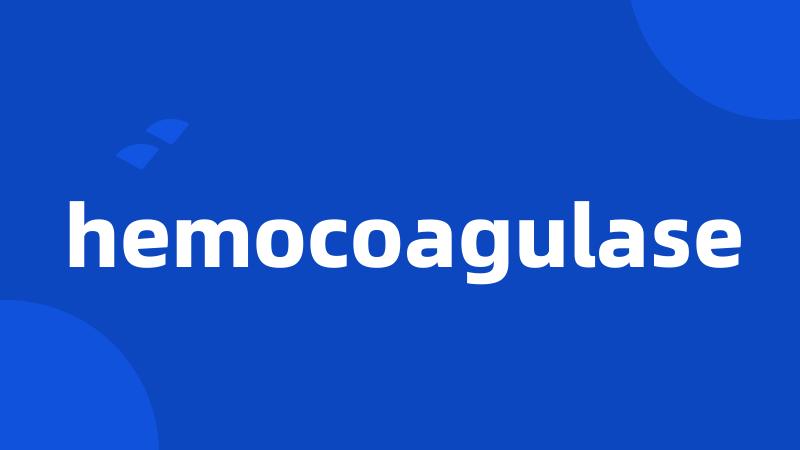 hemocoagulase