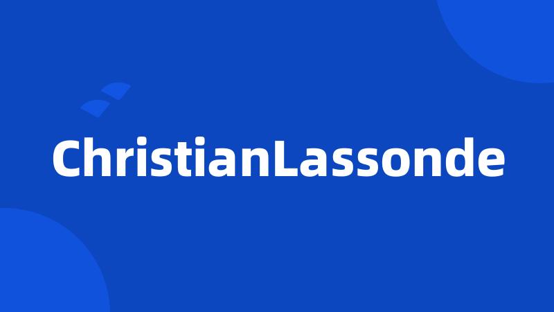 ChristianLassonde