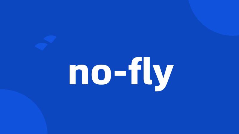 no-fly