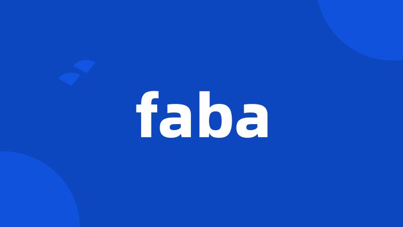 faba