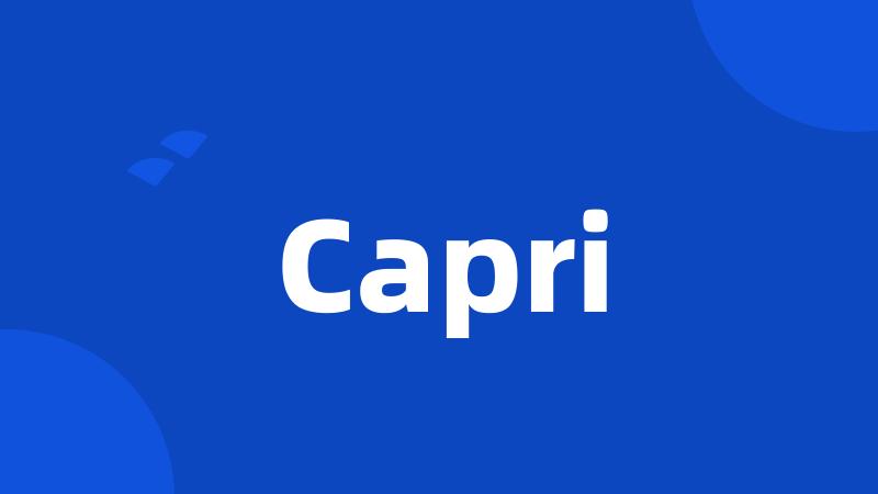 Capri