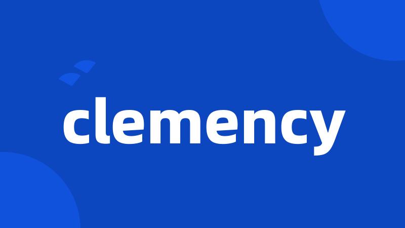 clemency