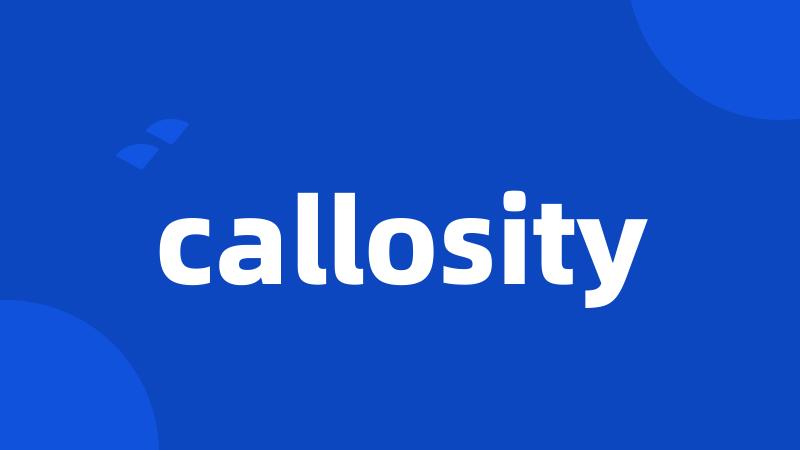 callosity