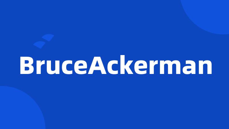 BruceAckerman