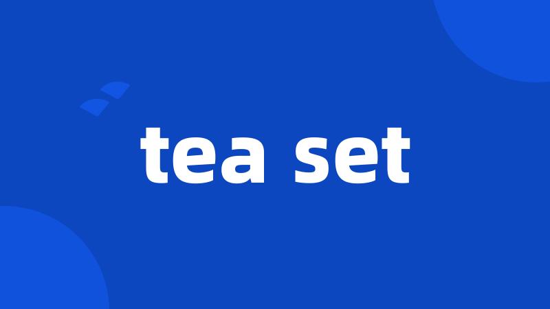 tea set