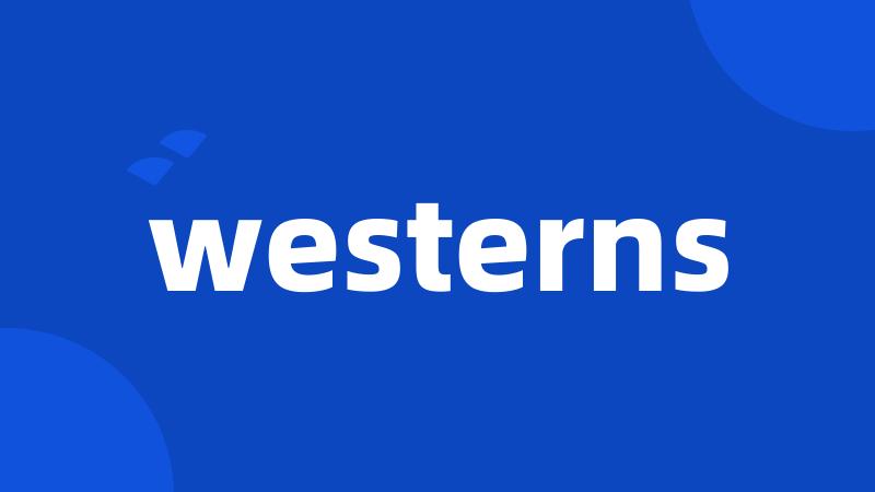 westerns