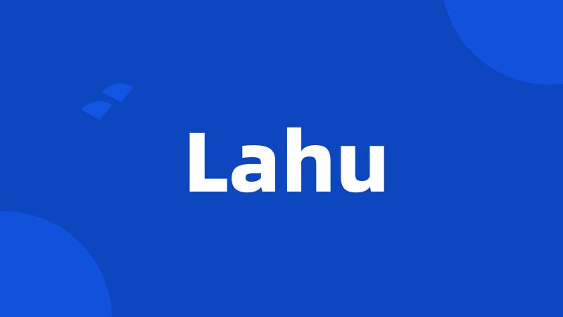 Lahu