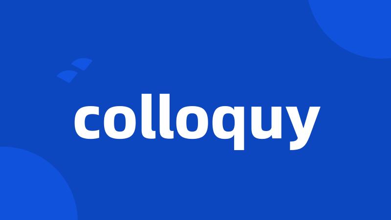 colloquy