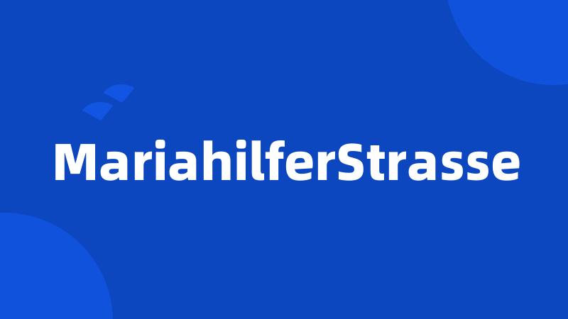 MariahilferStrasse