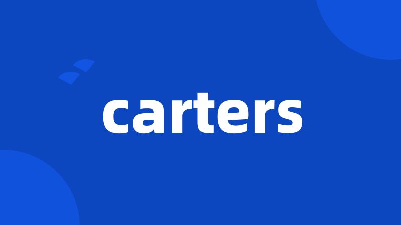 carters