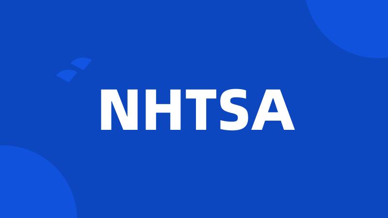 NHTSA