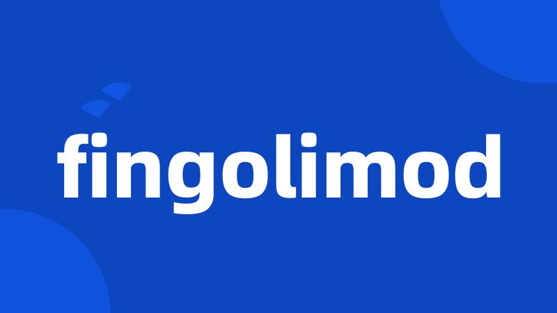 fingolimod