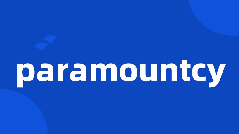 paramountcy