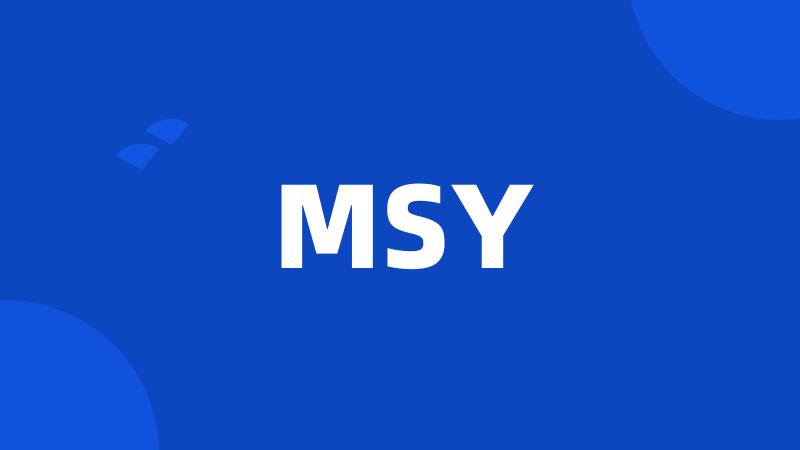 MSY